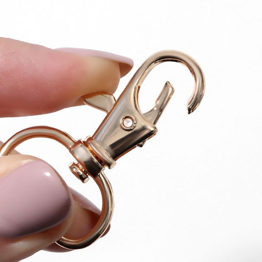 Цена за 2 шт. Карабин металлический, 42 25 мм / 21 2,1 мм, 5 шт, цвет золотой - Арт узор фото 3