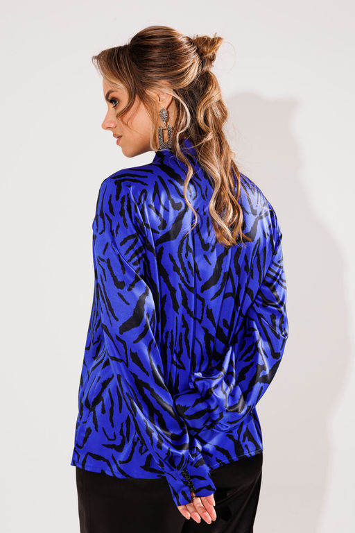 Блуза ANELLI 1428 синий  фото 2