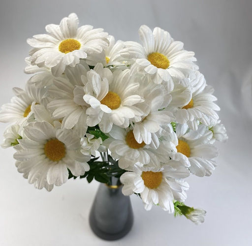 Букет искусственных цветов Buro Ромашки 11 веточек высота 50 см  фото 2