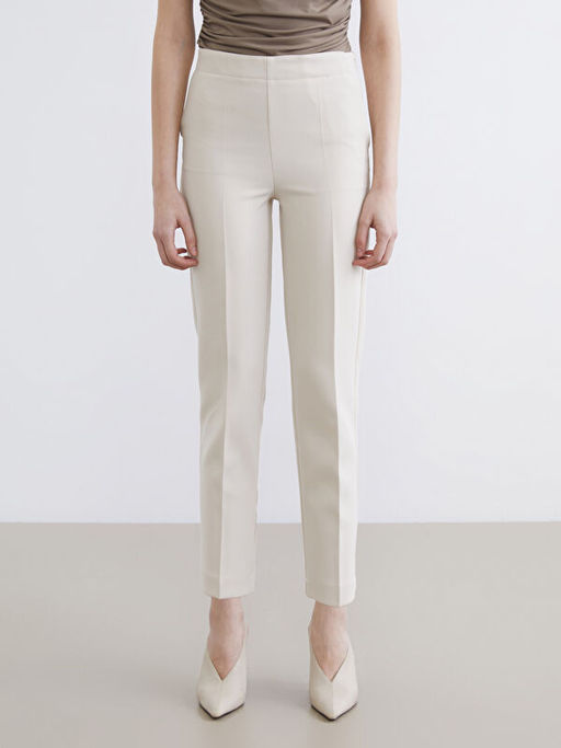 Beli Fermuarl? Dar Fit Kad?n Pantolon