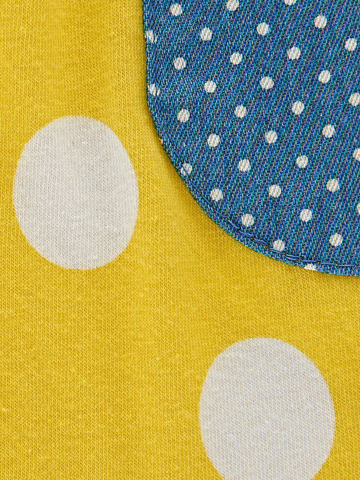 Платье для девочки UD 2956 желтый горох - Mini maxi фото 5