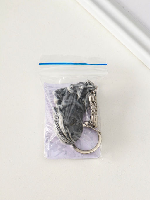 Брелок для ключей на кольце Лошадь, 3.5 см