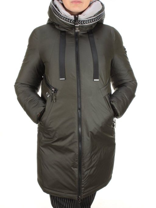 9903 SWAMP Пальто зимнее женское AIGELIYA (200 гр. холлофайбер)