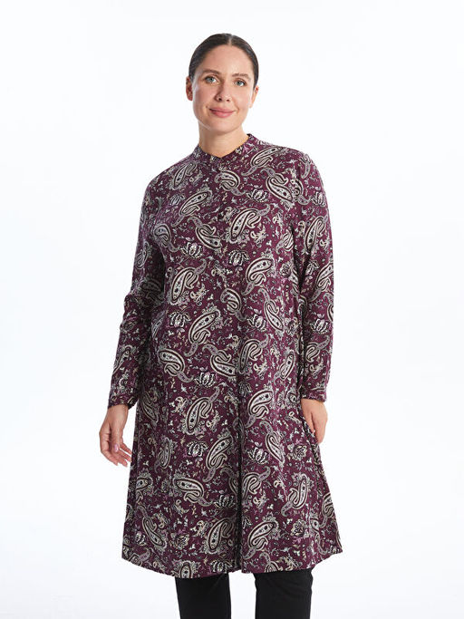 Hakim Yaka Desenli Kad?n G?mlek Tunik