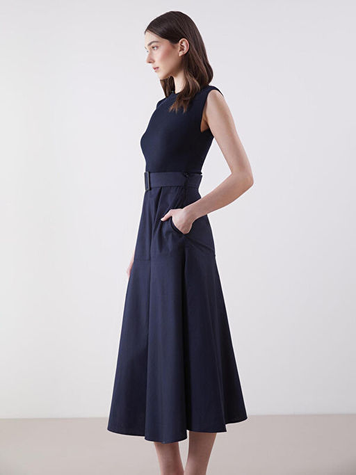 Bisiklet Yaka Kad?n Elbise