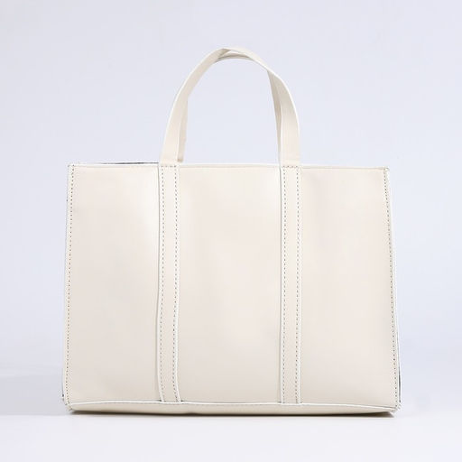 Сумка-тоут на молнии, цвет бежевый - Simaland фото 4