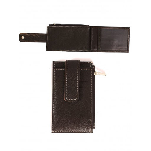 Визитница-кардхолдер Croco-ВК-217 н/к, 2отд, 11карм, коричневый флотер (116/1) 264665