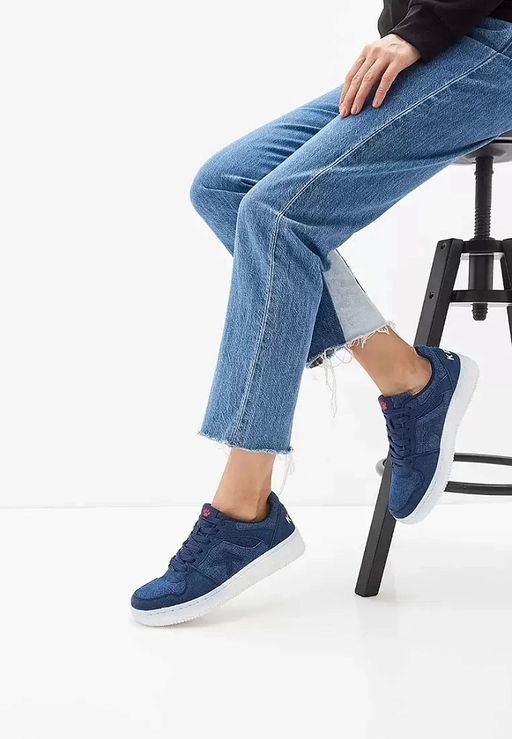 Кроссовки KELME Retro Basket Jeans Dark Blue