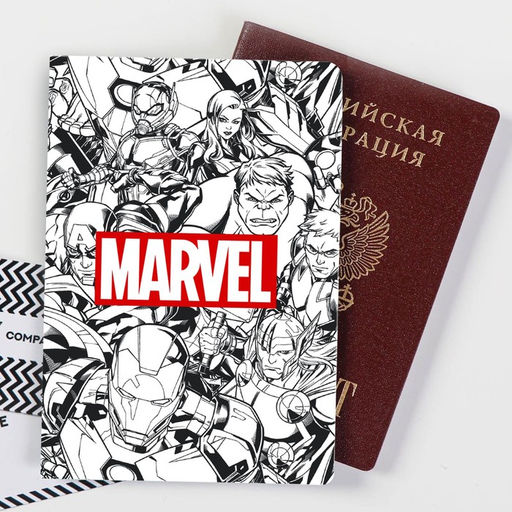 Обложка для паспорта MARVEL, Мстители