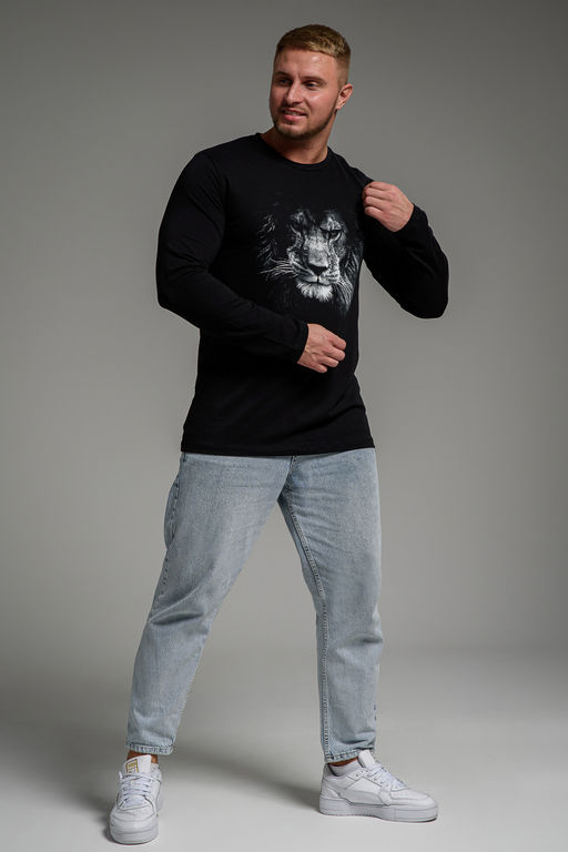 8514/1 Футболка с длинным рукавом мужская