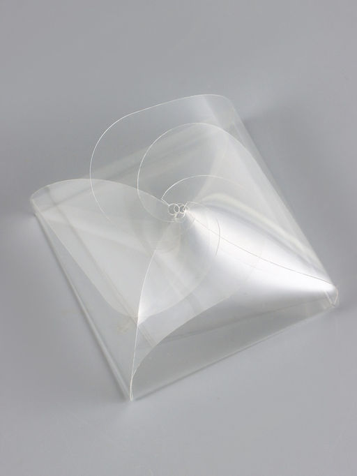 Цена за 5 шт. Складная прозрачная коробка из PVC, для упаковки подарков, 6.3?6.3?4 см - UPAK LAND фото 2