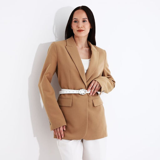 Ремень женский, ширина 2,4 см, винт, пряжка металл, цвет белый - Simaland фото 3