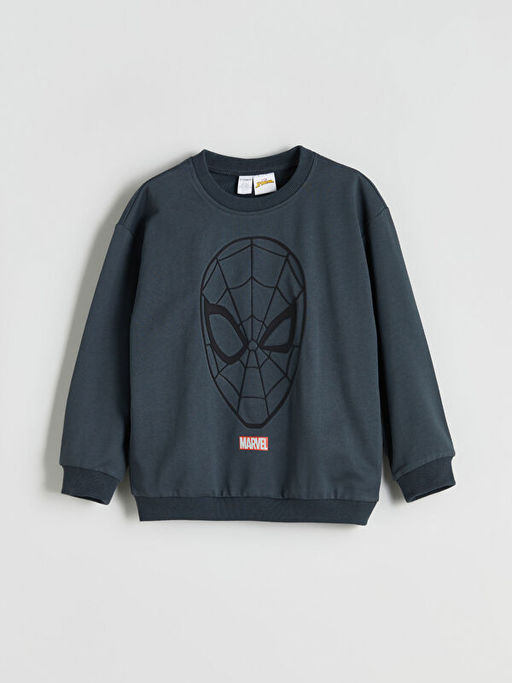 Spider-Man Bask?l? Erkek ?ocuk Sweatshirt