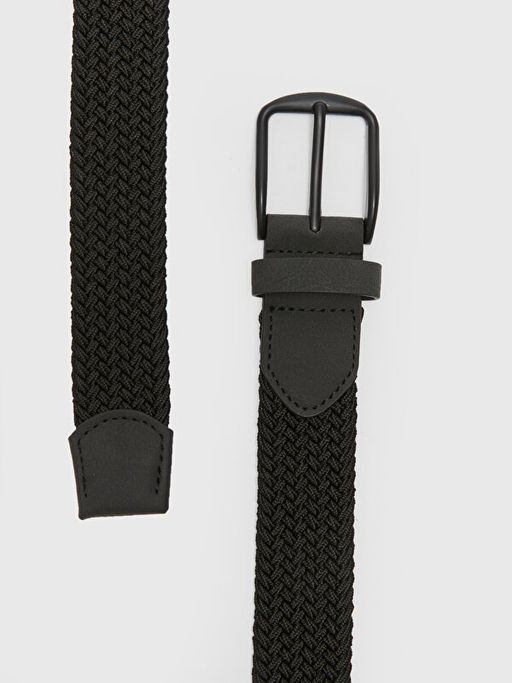 Kendinden Desenli Erkek Kemer