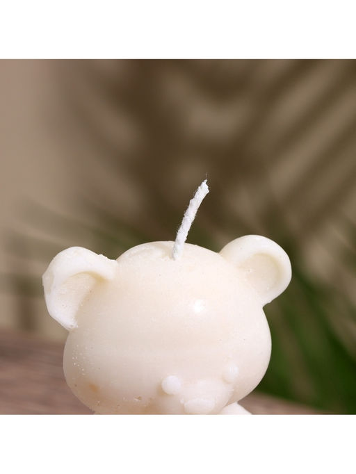 Свеча "Плюшевый Мишка" 6х6х9 см, соевый воск МИКС