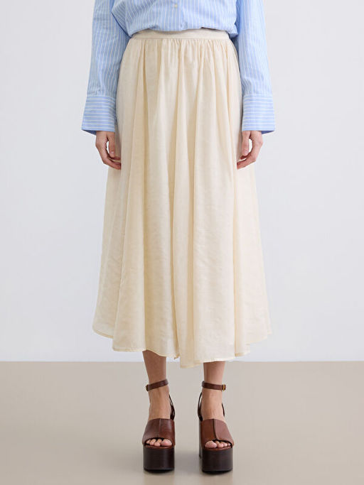 Beli Fermuarl? B?zg?l? Klo? Etek