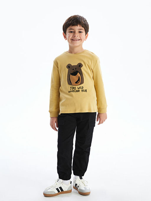 Beli Lastikli Erkek ?ocuk Jogger Pantolon