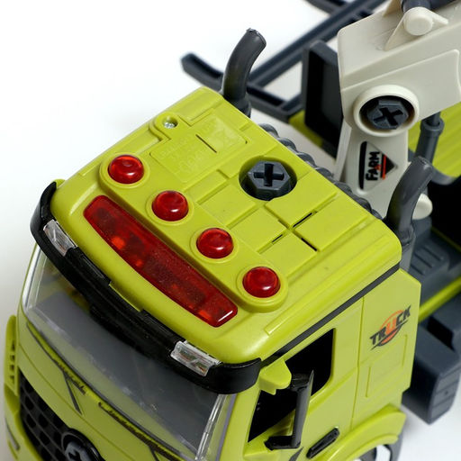 Конструктор винтовой Лесопогрузчик, свет, звук, инерция, 76 деталей - Simaland фото 9