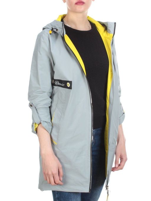 FY-906 GRAY Ветровка женская АЛИСА (100% полиэстер) - Фабричный китай фото 6
