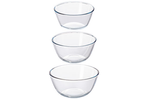 Набор 3 салатников 1,6 л, 2,1 л, 2,7 л Crystal glass стекло - Elan gallery фото 4