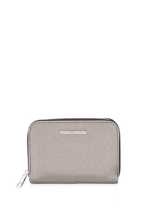 Fermuarl? Gri Cuzdan