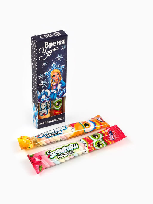 Цена за 2 шт. Маршмеллоу-стик Время чудес, вкус: клубника и манго, 10 г ( 2 шт. ? 5 г). - Фабрика счастья фото 3