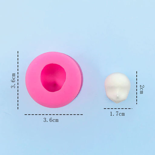 Цена за 2 шт. Молд силиконовый  «Лицо»