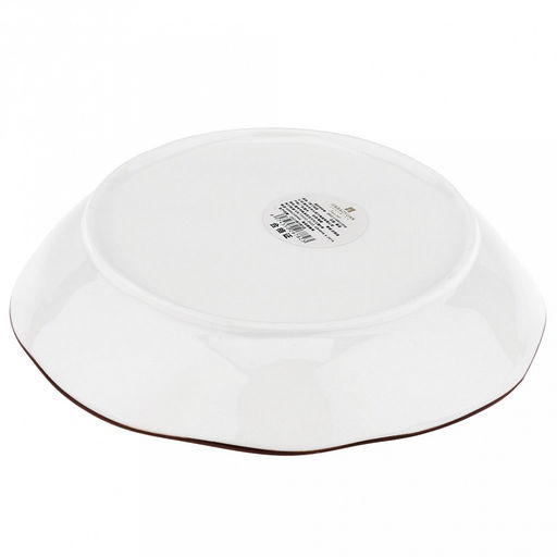 Аквилегия Тарелка глубокая фарфоровая д175мм h35мм, 420мл, с деколью, волнистый край, отводка (Китай) - Домашняя мода фото 4