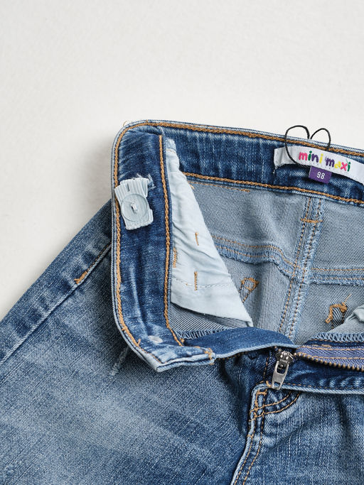 Детские джинсы 33-Е1014 синий - Mini maxi фото 9