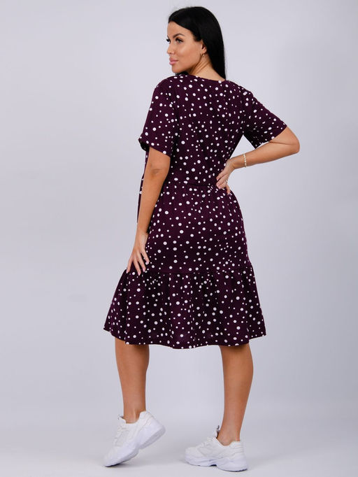 Платье Касадея, трикотаж - Малина фото 24