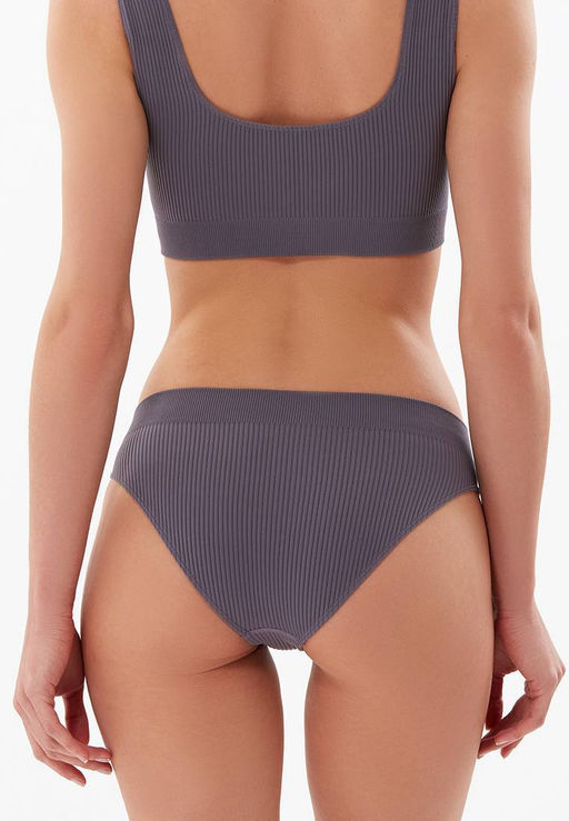 TEKSA WSL 001 Трусы женские слипы dark grey