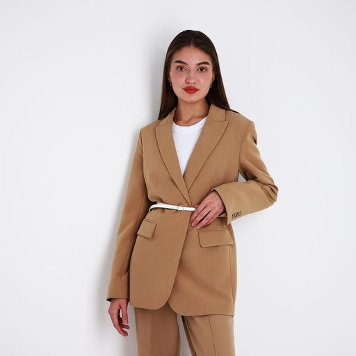 Ремень женский, ширина 1 см, пряжка металл, цвет белый - Simaland фото 3