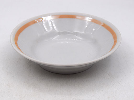 Ф_Блюдце для варенья 110 мм ф89 Лента люстром или краской арт. ДБ_6С0266/1 /ДОБРУШСКИЙ