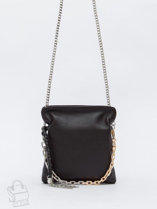 Сумка женская кожаная 6010-2L coffee Polina&Eiterou