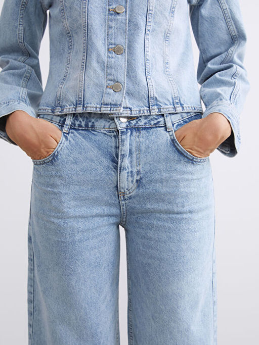 Baggy Fit Kad?n Jean Pantolon