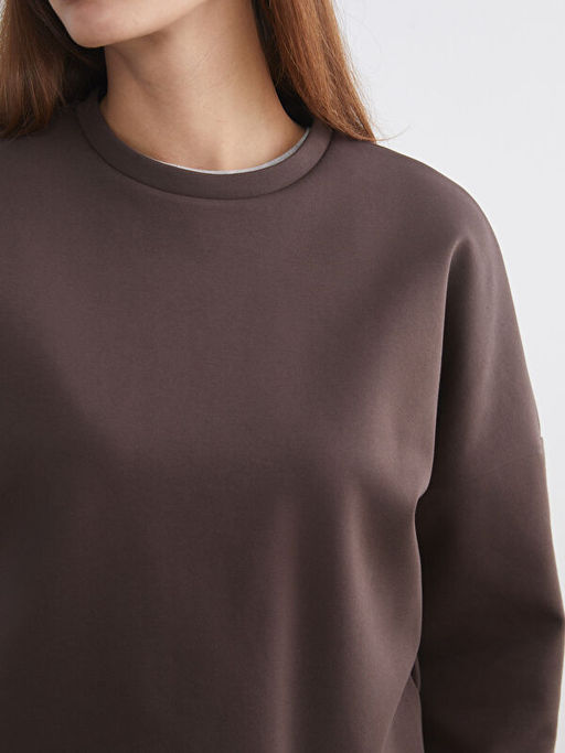 Bisiklet Yaka Kad?n Sweatshirt