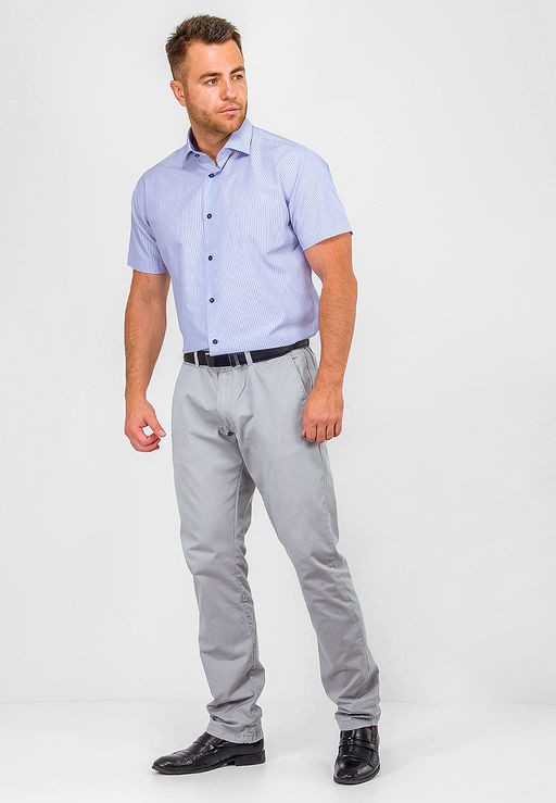 Сорочка мужская короткий рукав GREG 231/109/6437/Z/1  фото 4