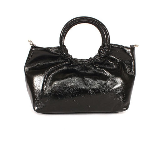 Сумка женская натуральная кожа XYN-3576, 1отд+еврокарман, плечевой ремень, черный 265569 - Adelia фото 2