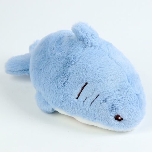 Мягкая игрушка «Кот», в костюме акулы, 25 см, цвет голубой