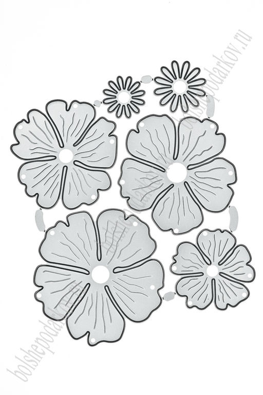 Форма для вырубки "Цветочки" 13*11,2 см (SF-7793) №97