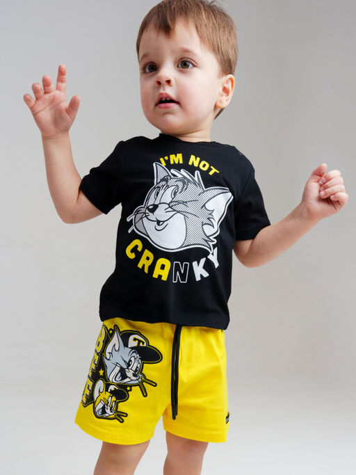 12533023 Комплект для мальчиков: фуфайка (футболка), шорты