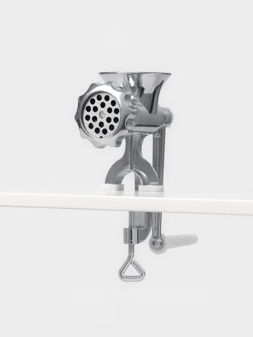 Мясорубка ручная «Советская», алюминий, 22.5×13.5 см, серебристая