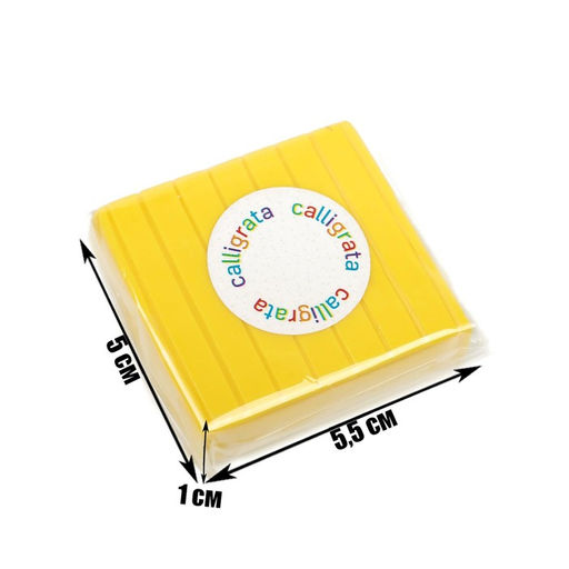 Полимерная глина Calligrata 50 г, жёлтая