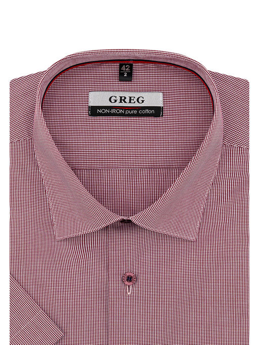 Сорочка мужская короткий рукав GREG 164/201/0962/Z/1p