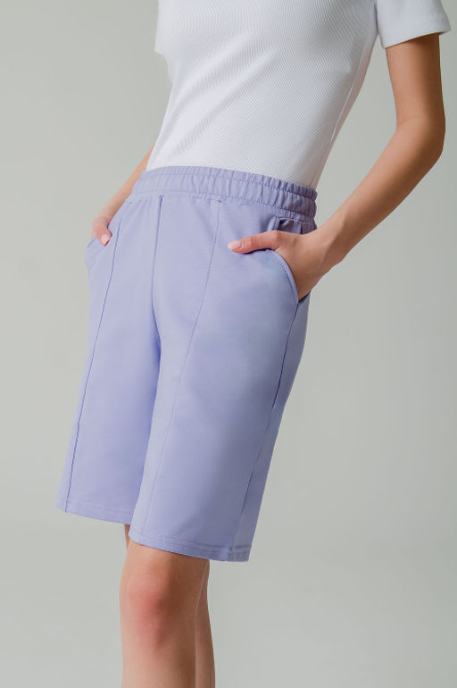Арт.15-304/2 Шорты женские 42-50 (5 шт) Цвет:сиреневый