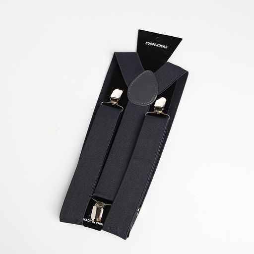 Подтяжки взрослые, ширина 3.5 см, цвет тёмно-серый