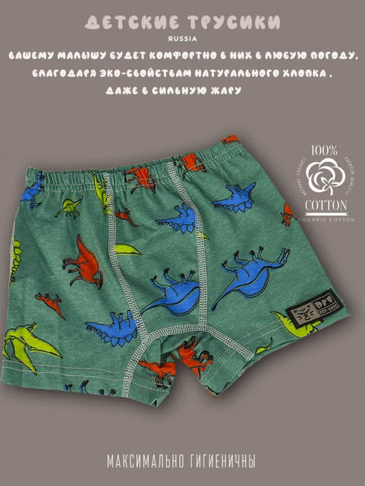 Комплект трусов для мальчика 3 шт. dff Тр 3000/11,14,17 Размер 32 - Sergio valentini фото 4