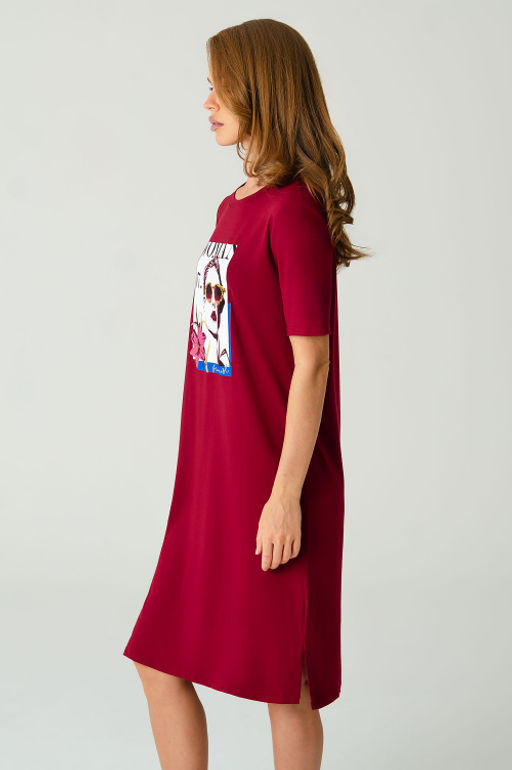 Арт. 8608 Туника женская 42-50 (5 шт) Цвет:коралловый - Калинка фото 24