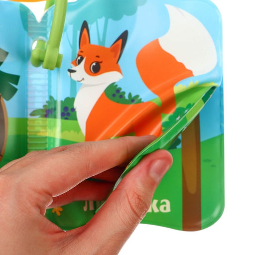 Книжка - игрушка для ванны Крошка Я «Лесные зверята», от 4 мес.