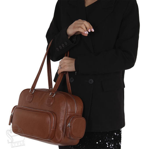Сумка женская кожаная 260NN brown Natale Navetta  фото 2